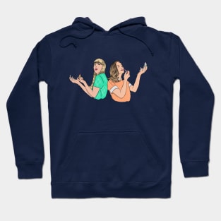 Chanty and Lynx Illustration Hoodie